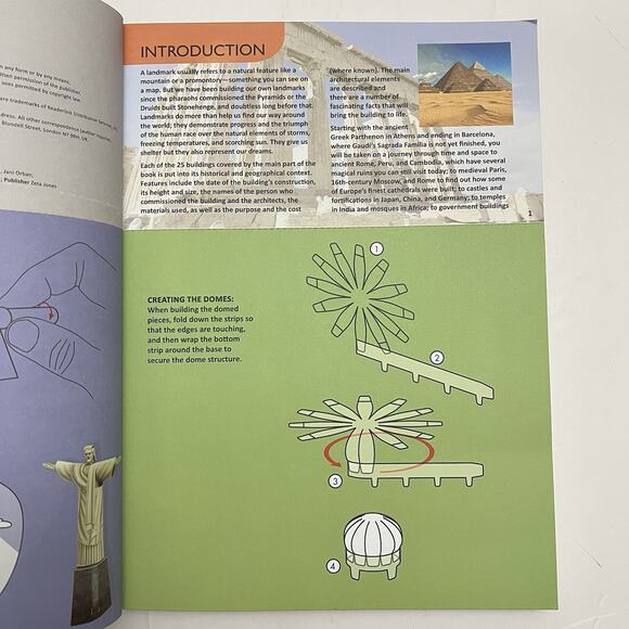 Buildings Bridges and Landmarks A Complete History 3D Model Making Book - Picture 5 of 10